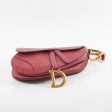 Christian Dior Saddle Bag Burgundy For Discount