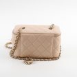 Chanel Mini Vanity Caviar Beige Claire - New Version 31 Series 2021 Discount