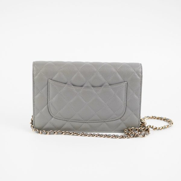 Deal of The Week - Chanel Wallet on Chain WOC Caviar Grey Supply