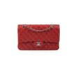 Chanel Classic Medium Large M L Caviar Red - Series 18 Hot on Sale