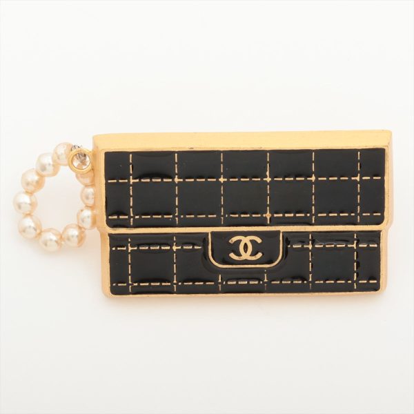 Chanel Bag Black Gold Brooch Costume Jewellery Online Sale