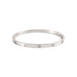 Cartier Love Bracelet Thin White Gold Size 16 For Discount