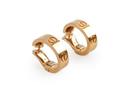 Cartier Love Earrings Yellow Gold 2020 Fashion