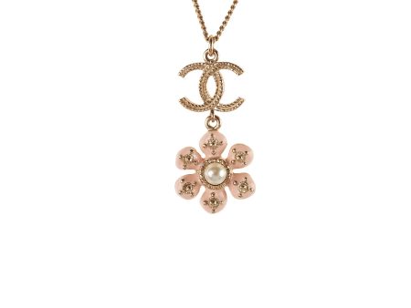 Chanel Drop Flower Necklace Costume Jewellery Fashion