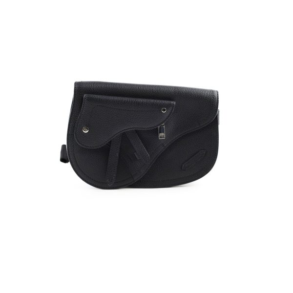 Christian Dior Men s Saddle Crossbody Bag Black on Sale