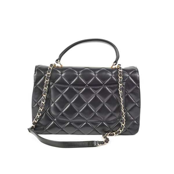 Chanel Trendy CC Medium Lambskin Black Quilted - Series 24 Hot on Sale