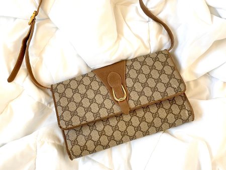 Vintage Gucci Monogram Crossbody For Sale