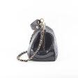 Chanel Mademoiselle Frame Patent Leather Bag Black Hot on Sale