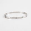 Cartier Love Bracelet Thin White Gold Size 16 For Discount