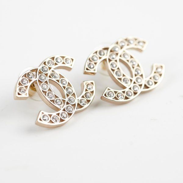 Chanel CC Crystal Earrings Sale