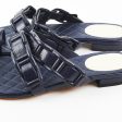 Chanel Sandals Navy Size 36 For Discount