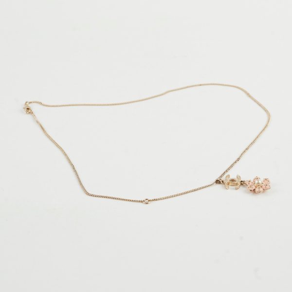 Chanel Drop Flower Necklace Costume Jewellery Fashion