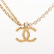 Chanel Coco Logo Gold Rhinestone Chain Necklace Costume Jewellery Online