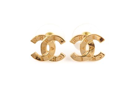 Chanel CC Gold Earrings Costume Jewellery on Sale