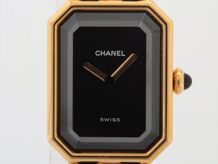 Chanel Premiere S Gold Black Watch Cheap