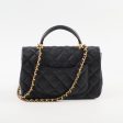 Chanel Caviar Rectangular with Top Handle Black  31 Series Hot on Sale