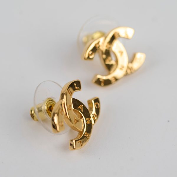 Chanel CC Gold Earrings Costume Jewellery on Sale