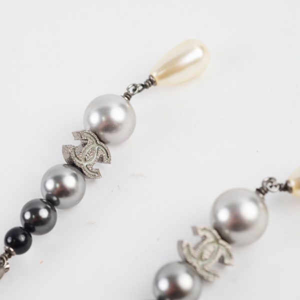 Chanel Pearl Drop Earrings Costume Jewellery Hot on Sale