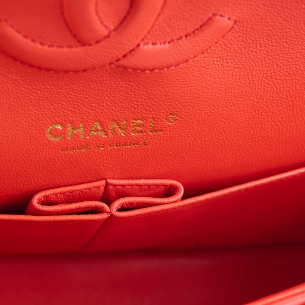 Chanel Medium Classic Flap Red Lambskin Online