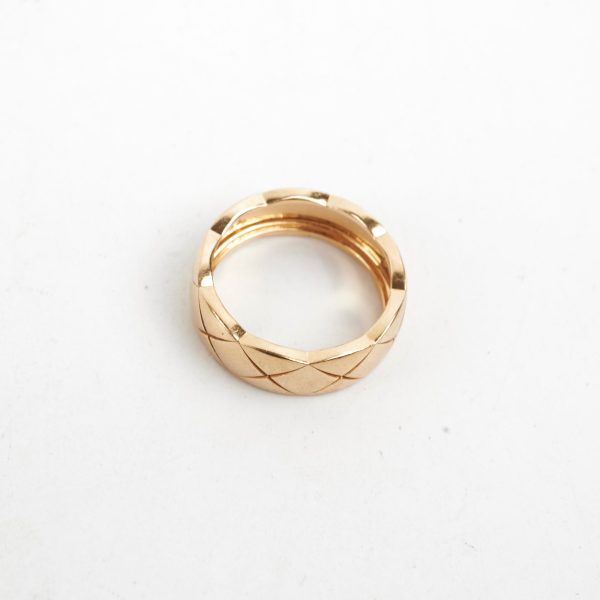 Chanel Coco Crush Ring Yellow Gold Size 55 Online Hot Sale