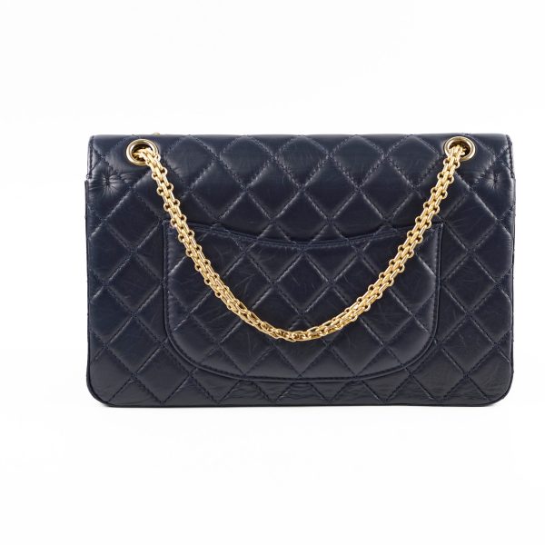 Chanel Reissue 226 Navy Calfskin - Series 24 Sale