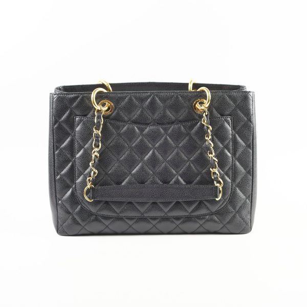 Chanel Grand Shopping Tote GST Caviar Black - Series 19 For Discount