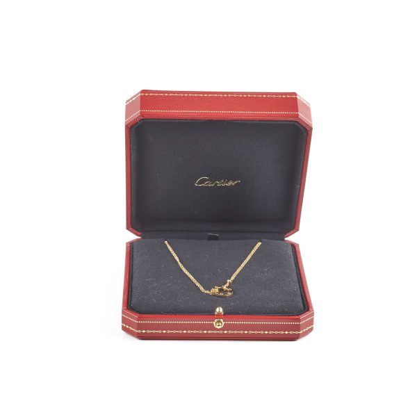 Cartier Love Necklace 2 Diamonds Yellow Gold hold Bel Cheap