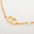 Christian Dior Petit CD Gold Pearl Bracelet Costume Jewellery Fashion