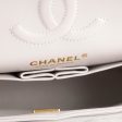 Chanel Small Caviar Double Classic Flap Dove Grey Microchipped For Cheap