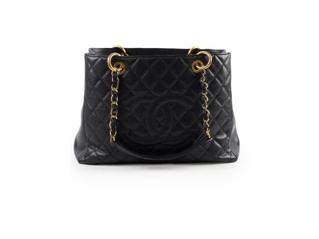 Chanel Caviar Grand Shopping Tote GST Black Discount