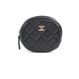 Chanel Caviar Round Coin Purse Black For Sale