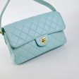 Chanel Vintage Double Side Flap Bag Blue Online Sale