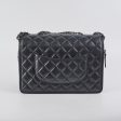 Chanel Large Seasonal Flap Black Lambskin Bag Hot on Sale