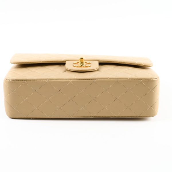 Chanel Vintage Classic Flap Medium Large M L Beige - Series 3 Cheap