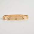 Cartier Love Bracelet 4 Diamonds Yellow Gold Bracelet Size 16 Cheap