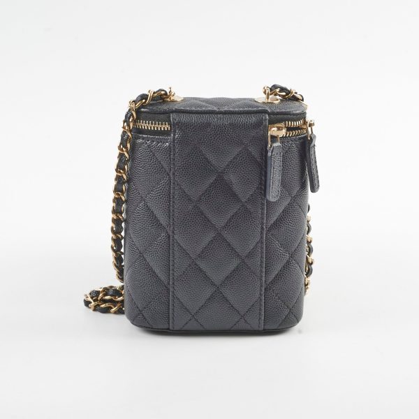 Chanel 23C Small Vanity Case Caviar Black Crossbody Bag Online