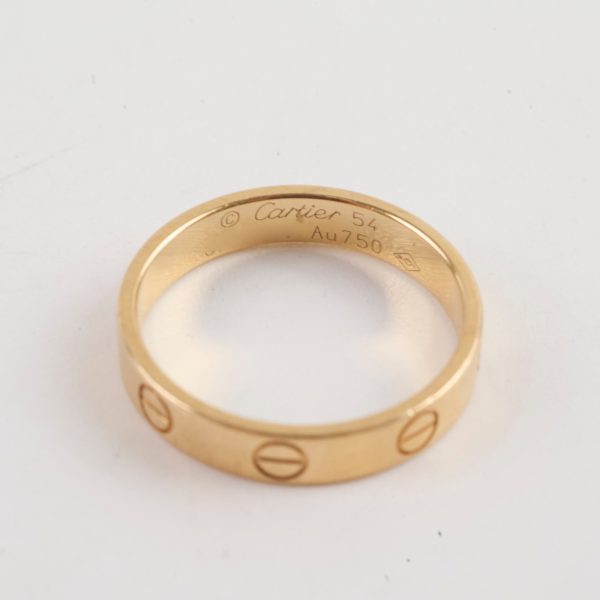 Cartier Small Model Love Ring Size 54 Pink Gold on Sale