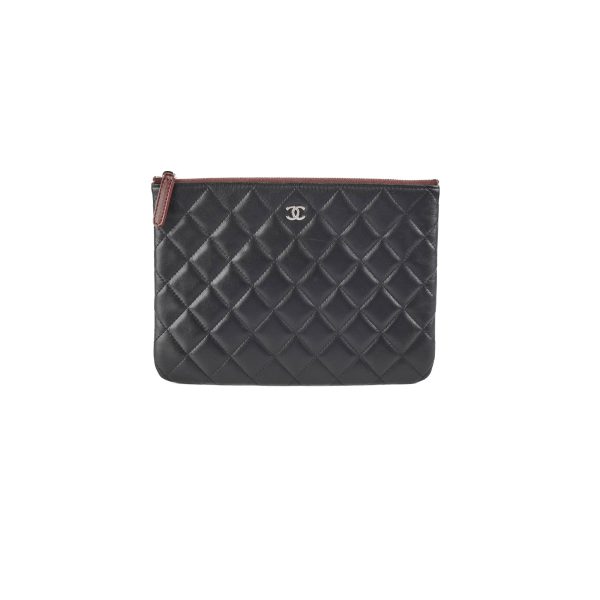 Chanel Small O Case Black Lambskin Supply