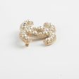 Chanel CC Logo Gold Pearl Rhinestone Brooch Costume Jewellery Online Sale