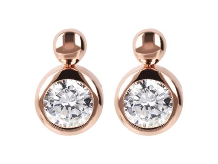 Bronzallure Stud Earrings with Cubic Zirconia Light Point Sale