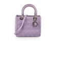 Christian Dior Medium Lady Dior Lambskin Lilac For Sale