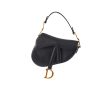 Christian Dior Mini Saddle Black Calfskin Sale