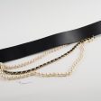 Chanel leather pearl belt size 75 Cheap