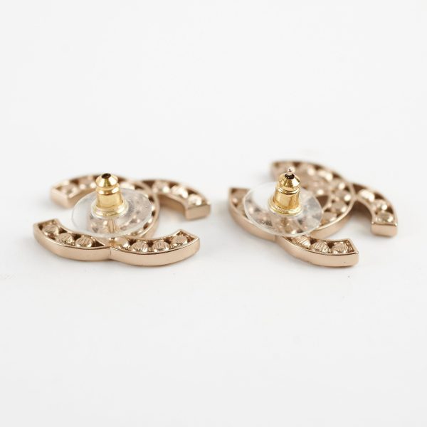 Chanel CC Crystal Earrings Sale