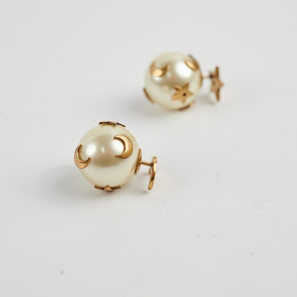 Christian Dior Star Moon Pearl Earrings Online