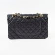 Chanel Medium Large Caviar Double Classic Flap Black For Sale