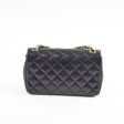 Chanel Vintage Matelasse Lambskin Bag Black For Discount