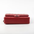 Chanel Classic Medium Large M L Caviar Red - Series 18 Hot on Sale