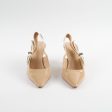 Christian Dior J adior Slingback Patent Beige Size 37.5 Heels Fashion