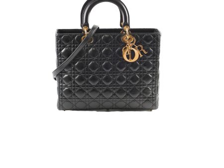 Christian Large Lady Dior Black Online now